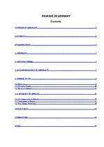 Kutatási anyagok 'Tourism in Germany', 1.                