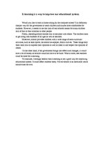 Esszék 'E-learning Is a Way to Improve Our Educational System', 1.                