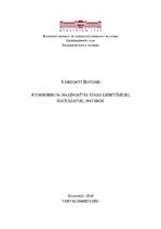 Esszék 'Atomenergia-hasznosítás újabb lehetőségei, kockázatok, határok', 1.                