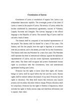 Esszék 'Constitution of Latvia', 1.                