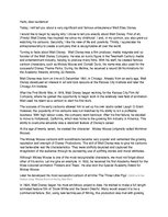 Esszék 'Public Speech about Entrepreneur Walt Elias Disney', 1.                