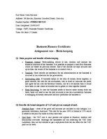 Összefoglalók, jegyzetek 'Book-Keeping', 1.                