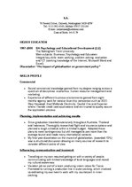 Minták 'Curriculum Vitae ', 1.                