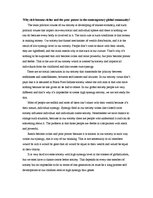 Esszék 'Why Rich Become Richer and the Poor Poorer in the Contemporary Global Community?', 1.                