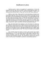 Összefoglalók, jegyzetek 'Healthcare in Latvia', 1.                