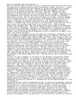 Esszék 'Does All Knowledge Come From Experience?', 1.                