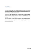 Összefoglalók, jegyzetek 'Process Management Instead of Operations Management', 3.                