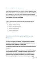 Összefoglalók, jegyzetek 'Process Management Instead of Operations Management', 9.                