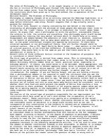 Esszék 'The Relevance of Philosophy, essay about a Bertrand Russell extract', 1.                