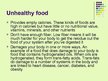 Prezentációk 'Healthy and Unhealthy Food', 13.                