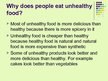 Prezentációk 'Healthy and Unhealthy Food', 19.                