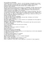 Esszék 'Writing an effective paragraph', 1.                