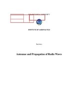 Összefoglalók, jegyzetek 'Antennae and Propagation of Radio Waves', 1.                