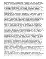 Esszék 'Community in Religion', 1.