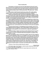 Esszék 'Words are Loaded Pistols', 1.                