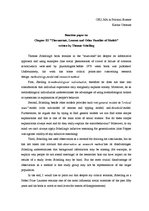 Esszék 'Reaction Paper on Chapter III "Thermostats, Lemons and Other Families of Models"', 1.                