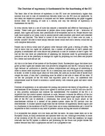 Esszék 'The Doctrine of Supremacy is Fundamental for the Functioning of the EU', 1.                