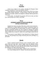 Esszék 'Taxation. Academic studies in Latvia and abroad. Latvia', 1.                