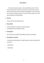 Kutatási anyagok 'Crisis has Affected Tourism', 3.                