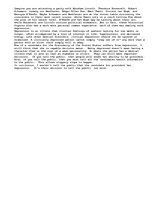 Esszék 'Should Someone With Depression Still Run for President of the United States of A', 1.                