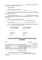 Minták 'Agreement on Preparation Tehnical and Scientific Production', 6.                