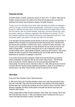 Összefoglalók, jegyzetek 'The Book "Jane Eyre"', 1.                