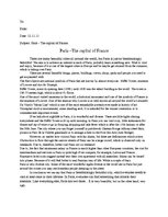 Esszék 'Paris - the Capital of France', 1.                