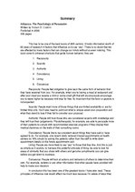 Összefoglalók, jegyzetek 'Influence: The Psychology of Persuasion', 1.                