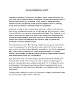 Esszék 'Computer and Personal Security', 1.                