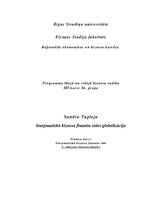 Összefoglalók, jegyzetek 'Financial Globalization', 1.                