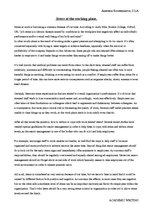 Esszék 'Stress at the Working Place', 1.                