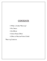 Prezentációk 'Global Warming', 3.                