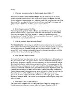 Összefoglalók, jegyzetek 'History of Great Britain in Medieval Times', 1.                