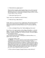 Összefoglalók, jegyzetek 'History of Great Britain in Medieval Times', 2.                