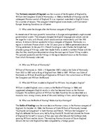 Összefoglalók, jegyzetek 'History of Great Britain in Medieval Times', 3.                