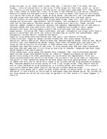 Esszék 'Hugs not Drugs', 1.                