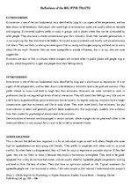 Összefoglalók, jegyzetek 'Definitions of the Big Five Traits', 1.                