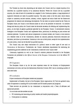 Esszék 'The EU Decision-making Process', 3.                