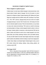 Kutatási anyagok 'English for Specific Purposes', 6.                