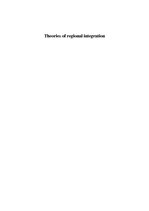 Esszék 'Theories of Regional Integration', 1.                