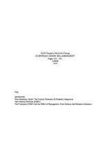 Összefoglalók, jegyzetek 'Economic and Monetary Union', 1.                