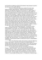 Esszék 'Gender Matters in Elementary School', 2.                