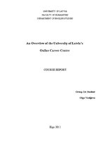 Esszék 'An Overview of the University of Latvia’s Online Career Centre', 1.                