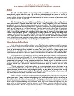 Kutatási anyagok 'Room Temperature Pre- Prepared Packaged Sweet Snacks: China & USA', 3.                