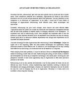 Esszék 'Advantages of Restructuring an Organization', 1.                