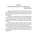 Esszék '"...the satisfaction of doing a good job is a strong motivation." Douglas McGreo', 1.                