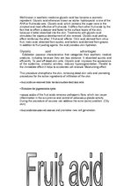 Összefoglalók, jegyzetek 'Fruit Acids', 5.                