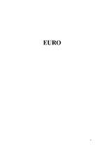 Kutatási anyagok 'Euro', 1.                