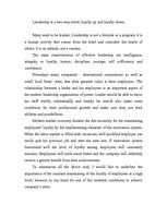 Esszék 'Leadership is a Two-Way Street, Loyalty up and Loyalty Down', 1.                