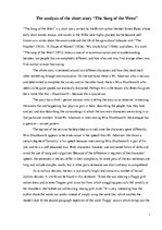 Esszék 'The Analysis of Herbert Ernest Bates' Short Story "The Song of the Wren"', 1.                